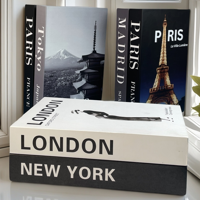 Interior Design Handbook - Luxury Fake Book Storage Box Abstract