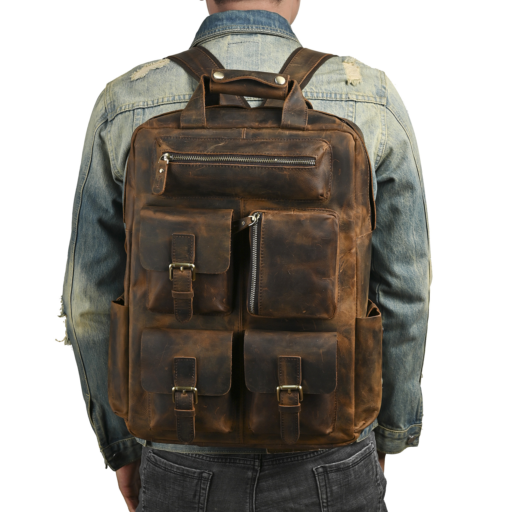 Interior Design Book - Men Original Leather Fashion Travel University