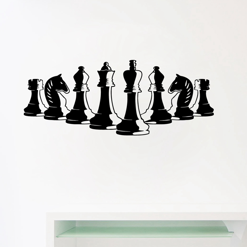 Interior Design Handbook - Chess Pieces Wall Decal Bedroom Decor
