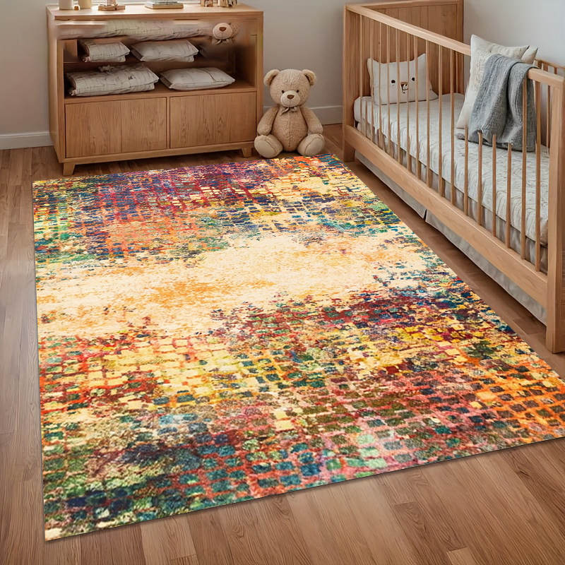 Vantage Nursery Rug Rainbow Ab - Printed Rug Abstract avis et prix