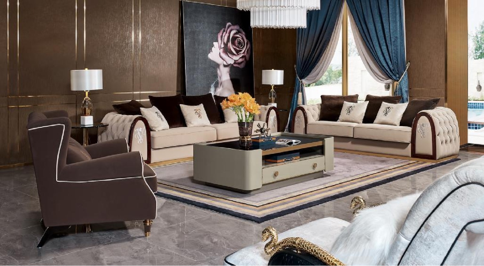 Contemporary Minimalist Indust - Interior Design Industrial Style avis et prix