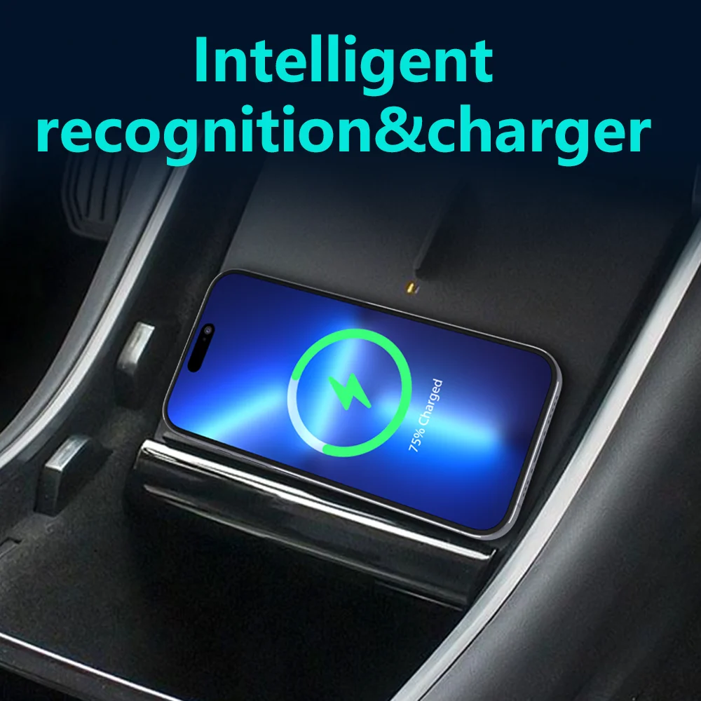 Wireless Car Charger for Tesla - Interior Design Mockup avis et prix