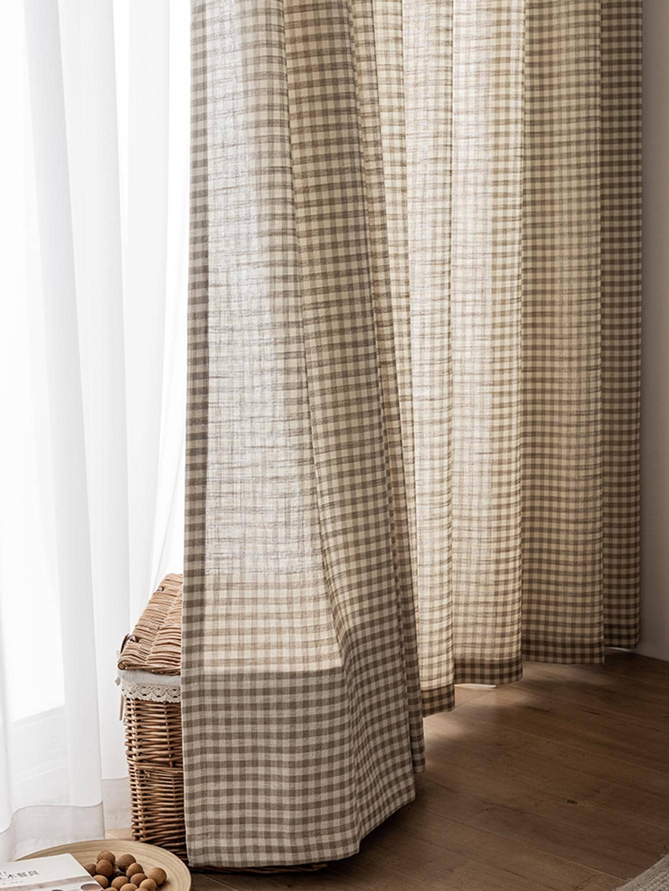BUYNOW 1PC Korean-style Color- - Linen Curtain Eyelet avis et prix