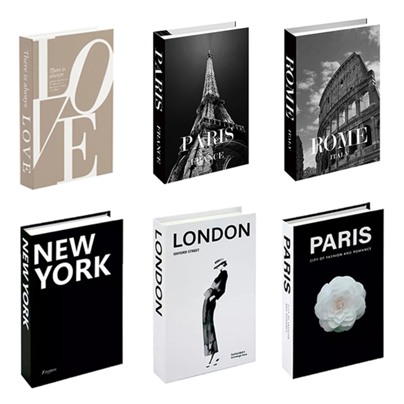 Luxury Fake Book Storage Box A - Interior Design Handbook avis et prix