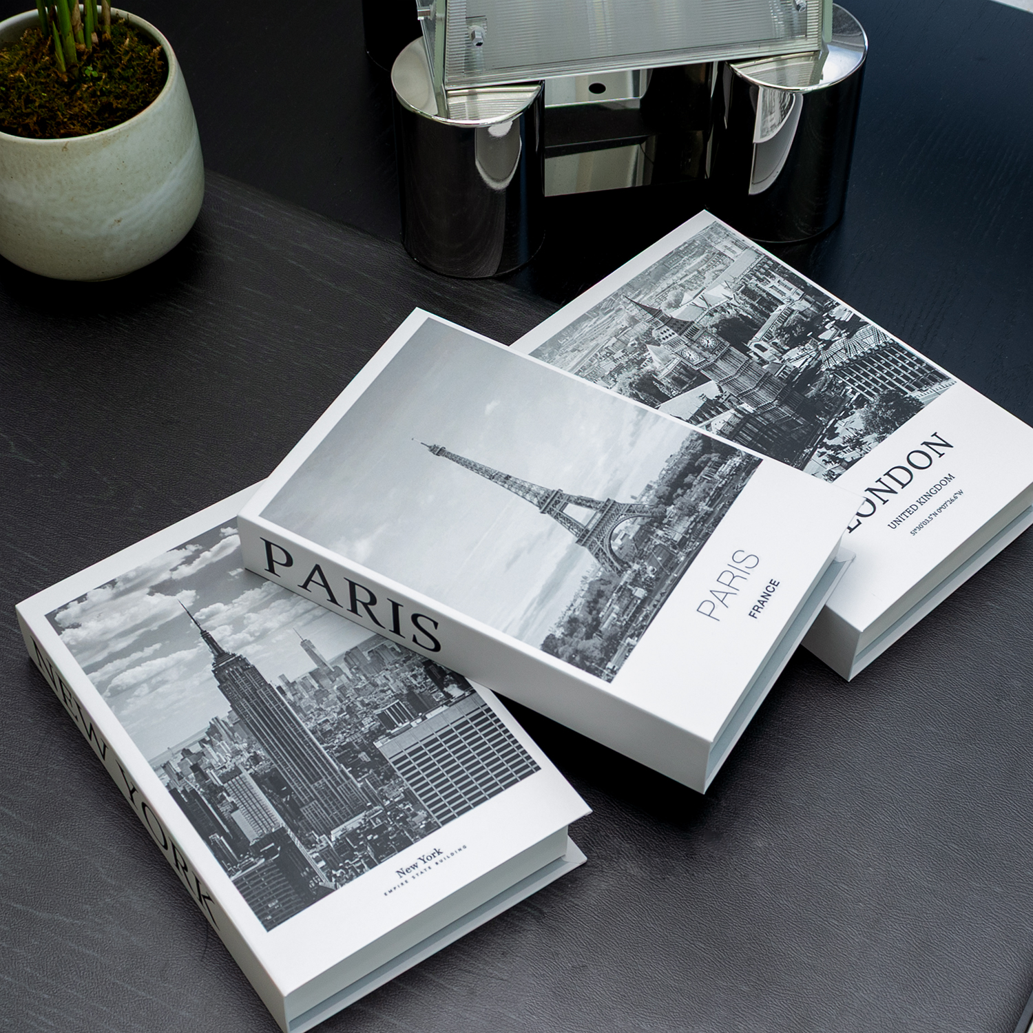 Luxury Fake Book Storage Box A - Interior Design Handbook avis et prix