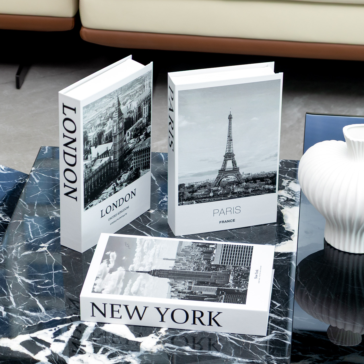 Luxury Fake Book Storage Box A - Interior Design Handbook avis et prix