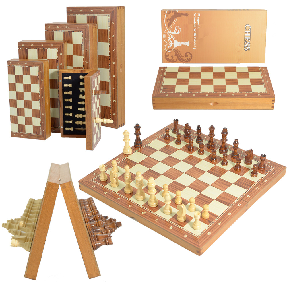 Magnetic Wooden Folding Chess  - Interior Design Handbook avis et prix