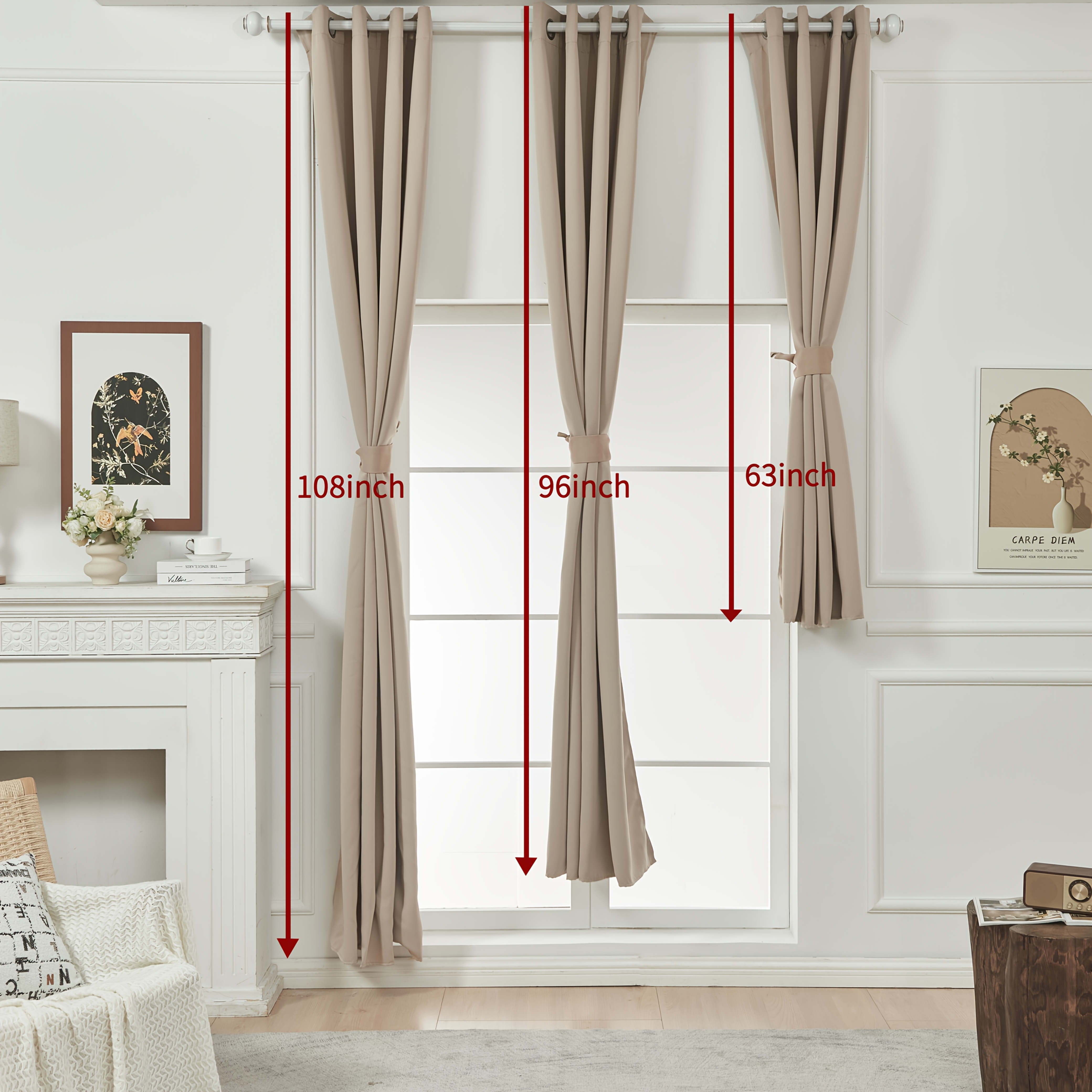 4Panel: Blackout Curtains (Eye - Linen Curtain Eyelet avis et prix
