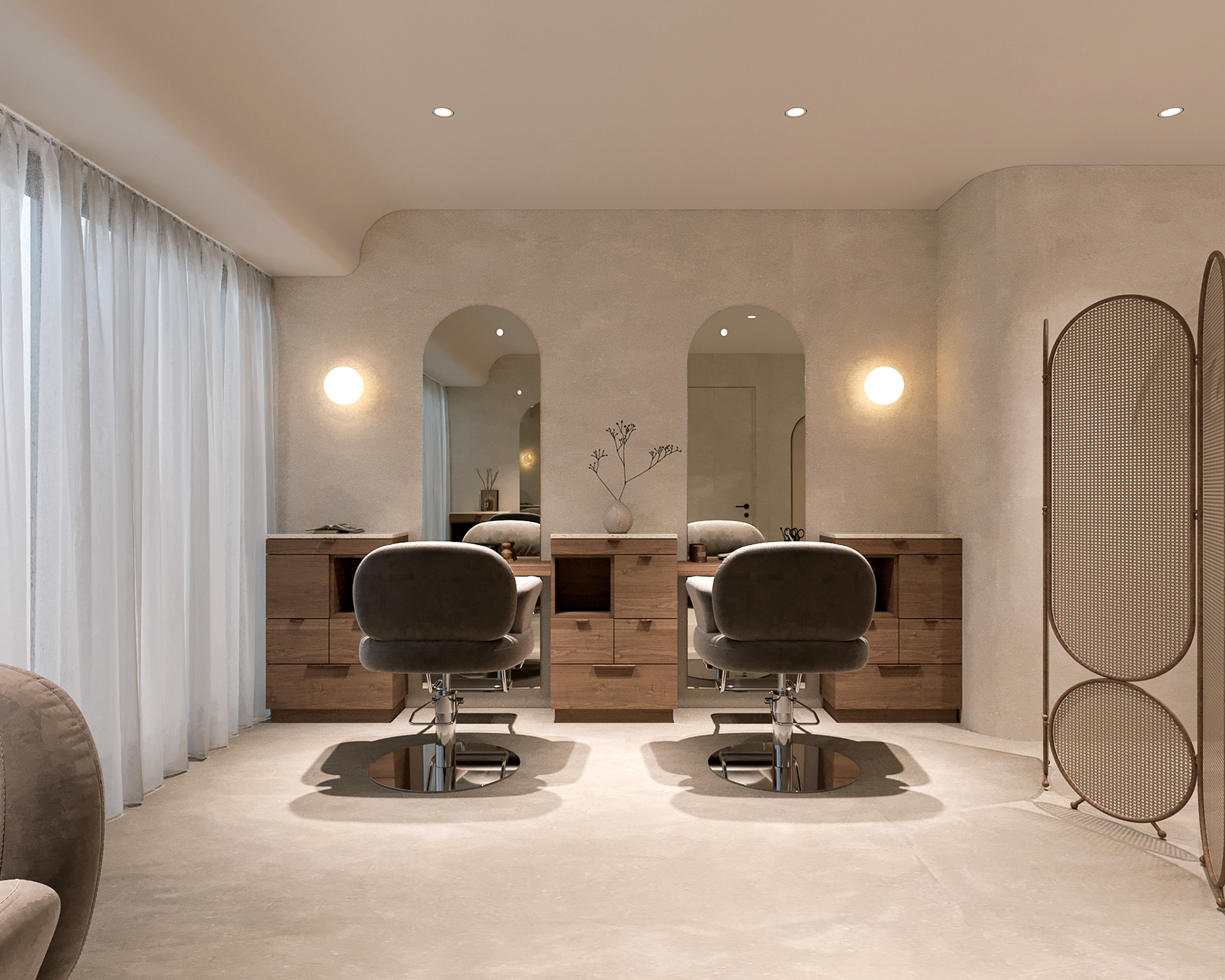 High-end nail salon furniture, - Interior Design Nail Salon avis et prix