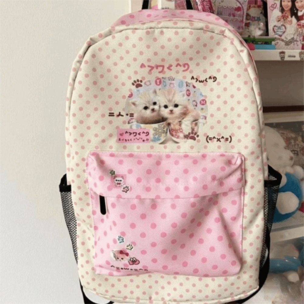 Kawaii Contrast Color Cat Dot  - Interior Design Handbook avis et prix