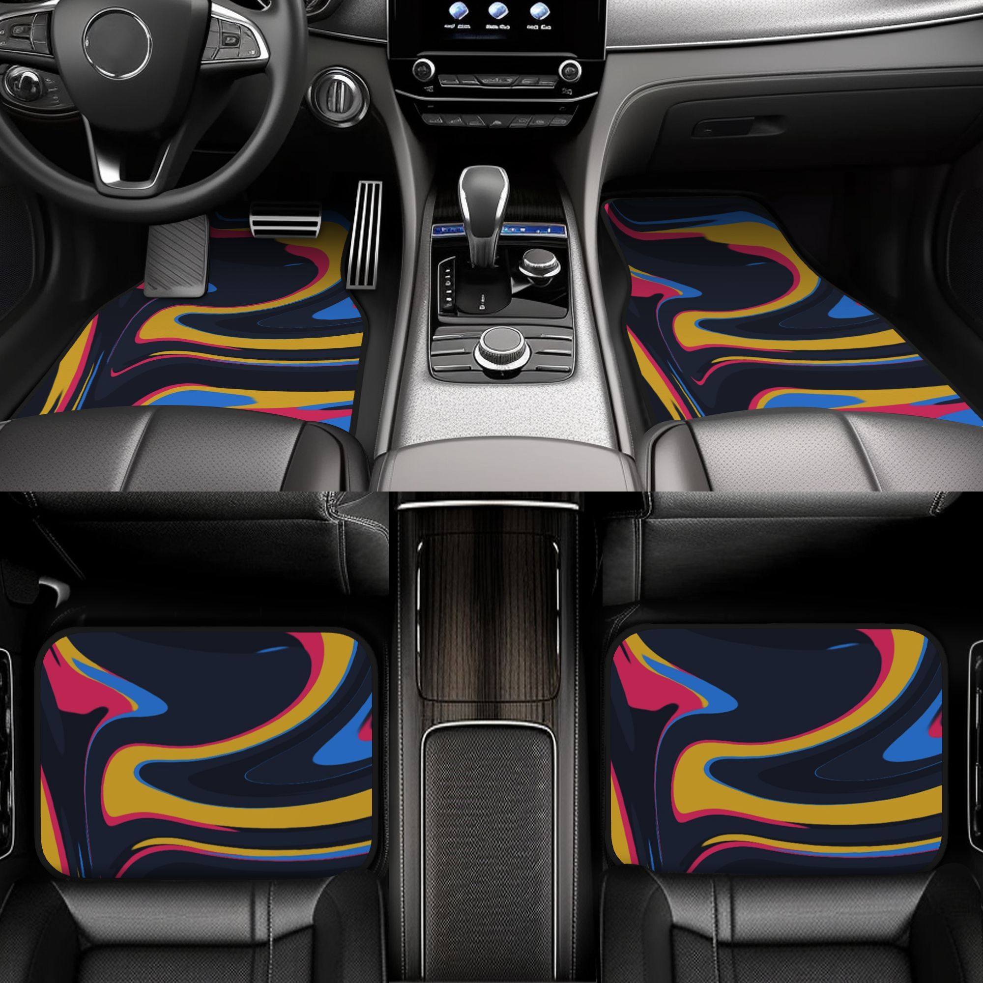 Anti-Slip Mats With Abstract C - Printed Rug Abstract avis et prix