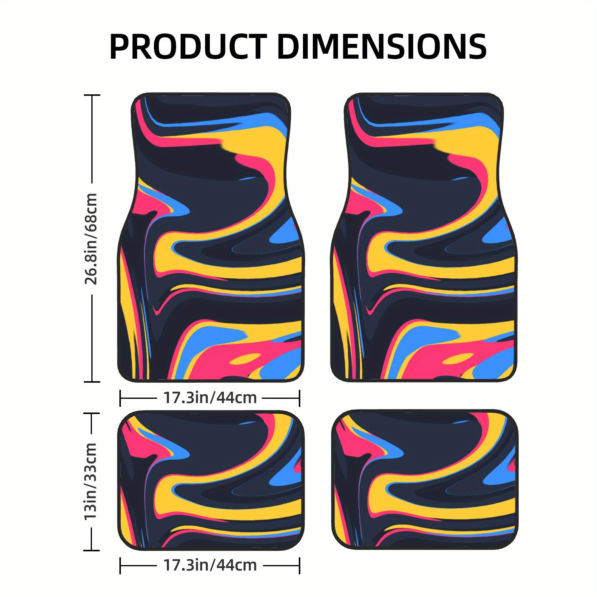 Anti-Slip Mats With Abstract C - Printed Rug Abstract avis et prix