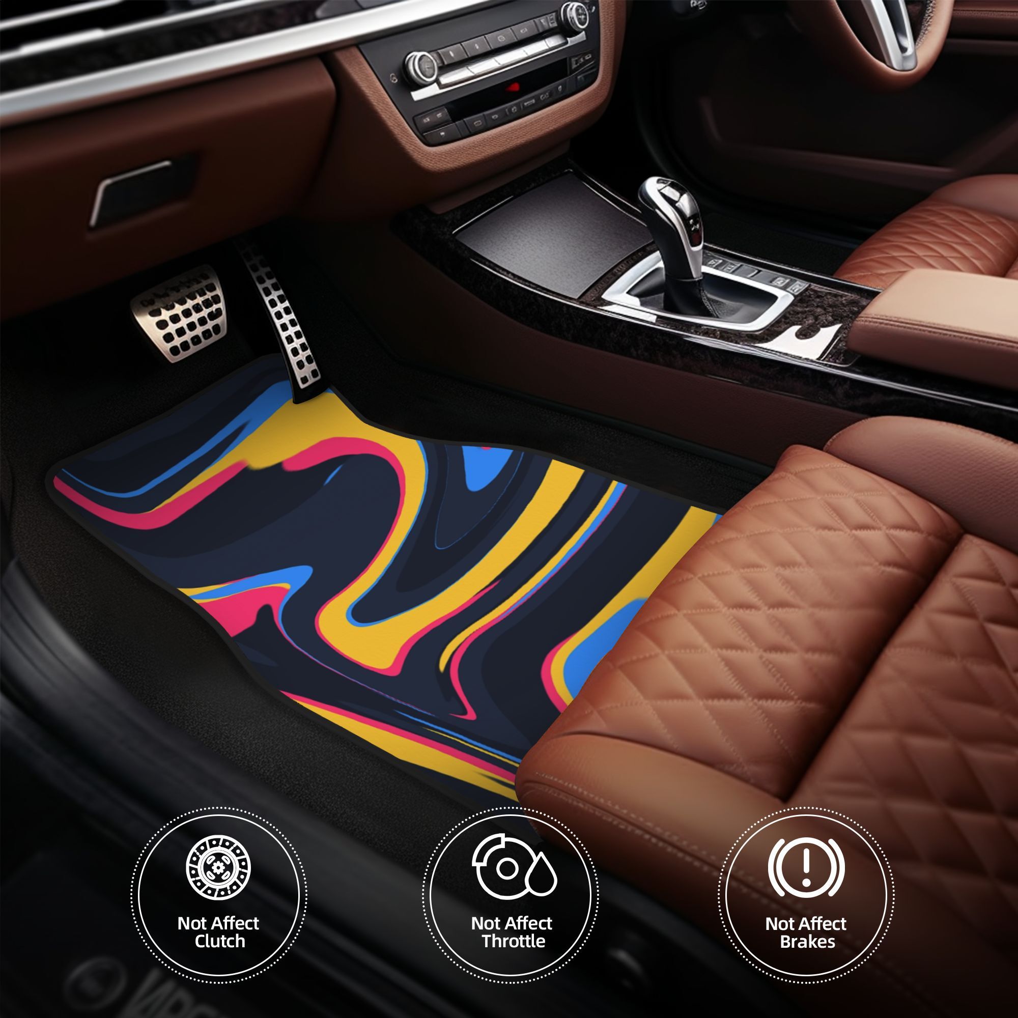 Anti-Slip Mats With Abstract C - Printed Rug Abstract avis et prix