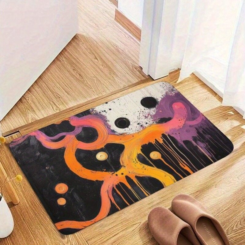 1PC Abstract Art Pattern Kitch - Printed Rug Abstract avis et prix