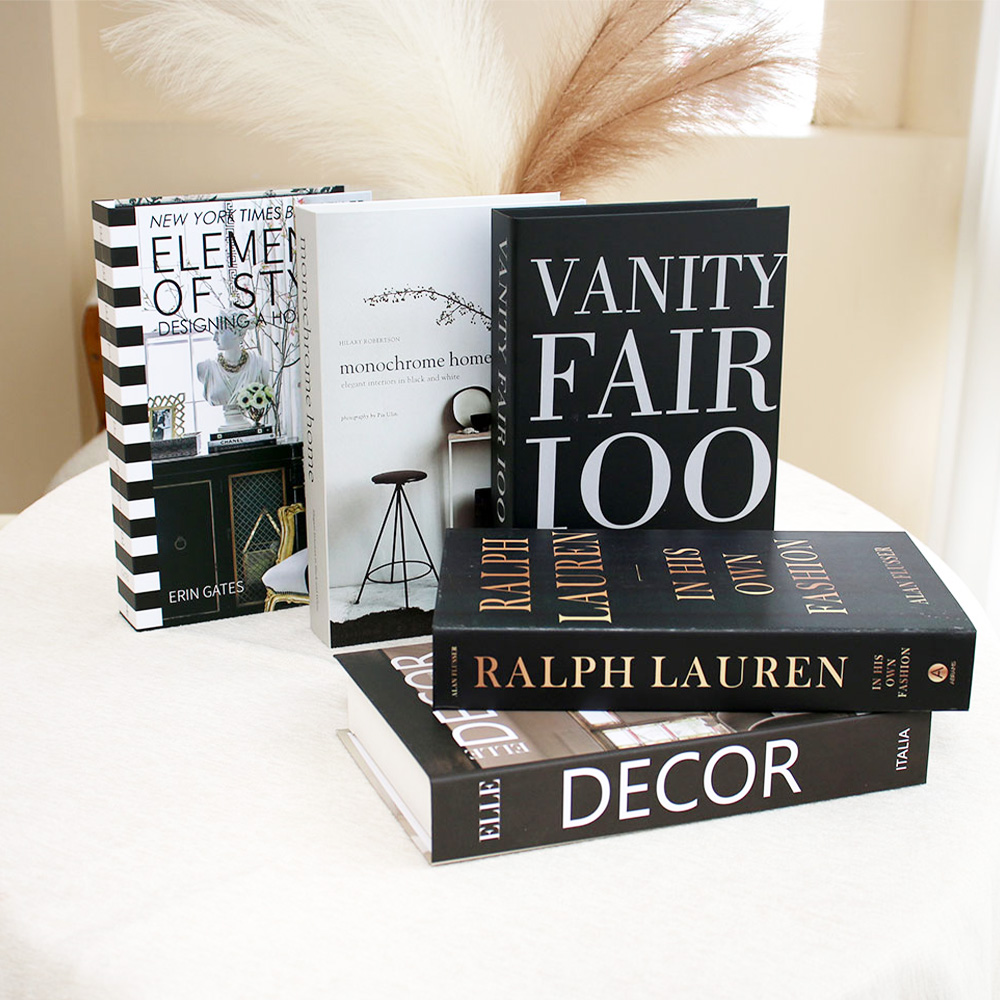Luxury Fake Books For Decor Lu - Interior Design Handbook avis et prix