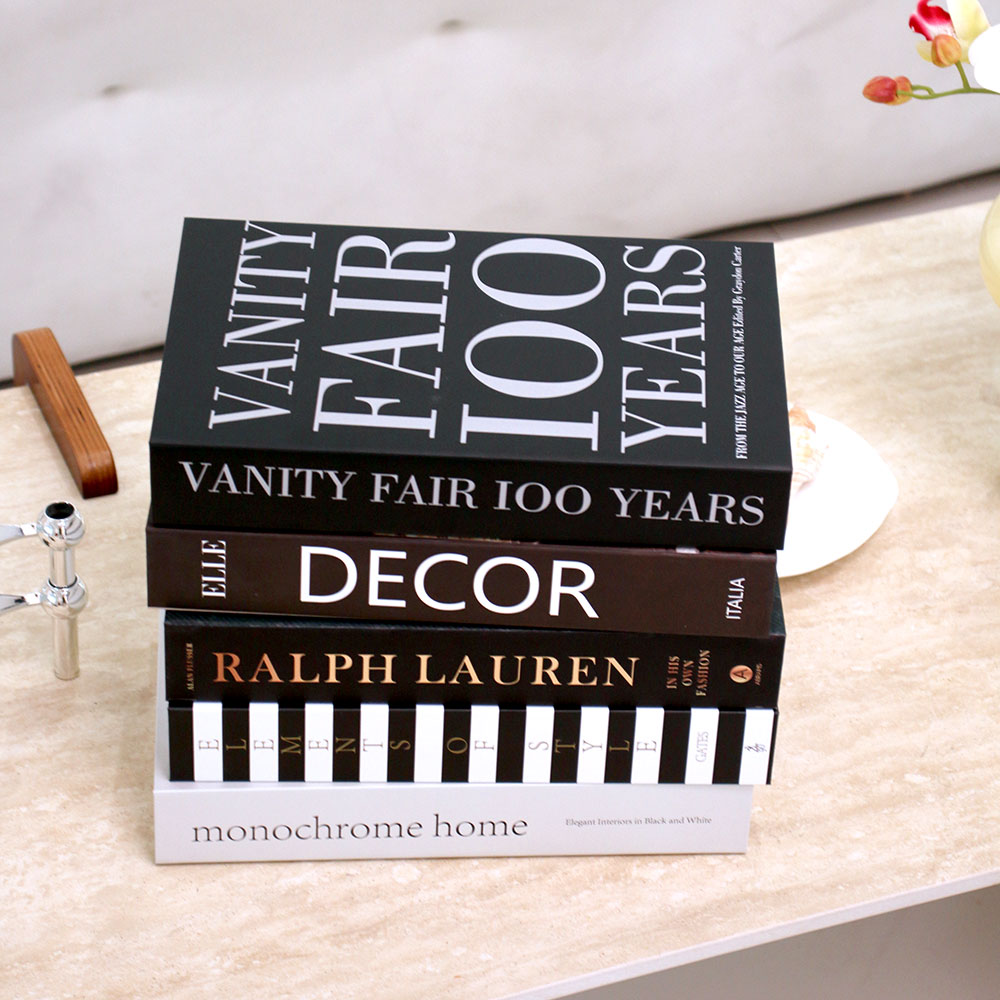 Luxury Fake Books For Decor Lu - Interior Design Handbook avis et prix