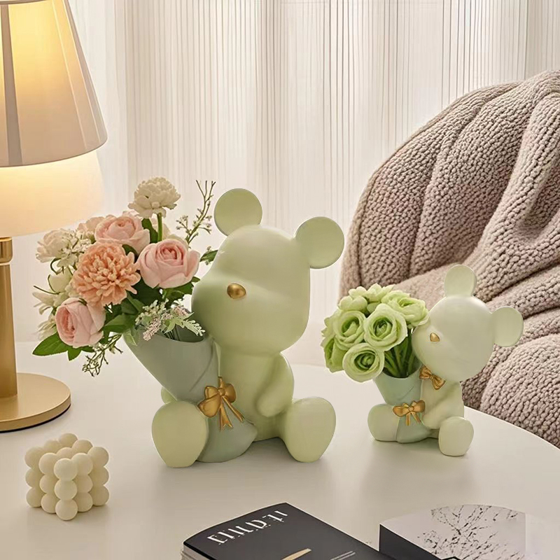 Cute Mini Little Bear Vase Cre - Interior Design Book avis et prix