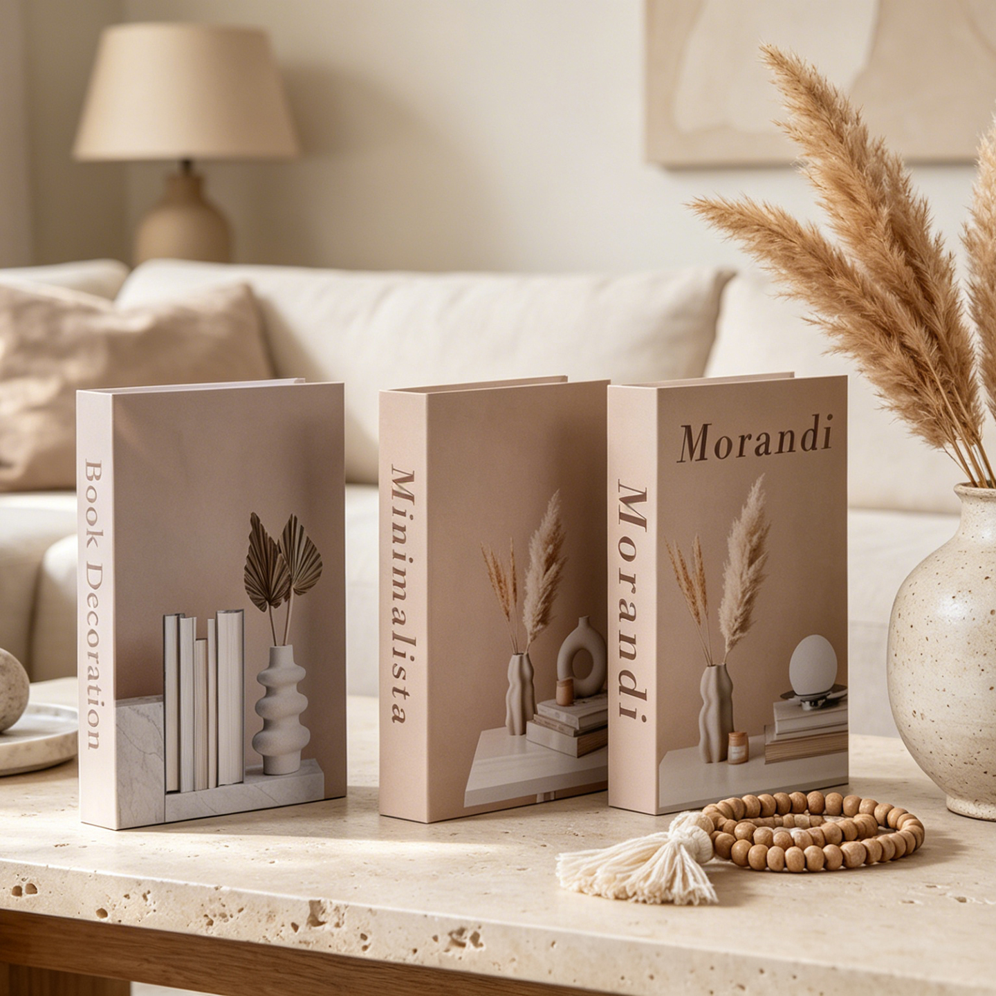 Morandi Decorative Book Open L - Interior Design Handbook avis et prix
