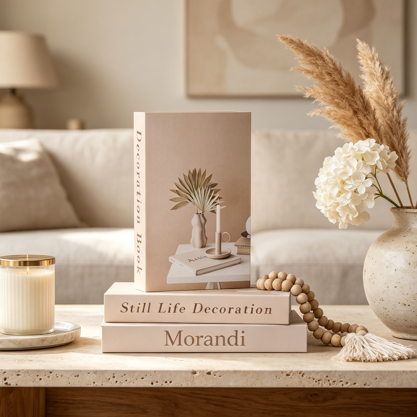 Morandi Decorative Book Open L - Interior Design Handbook avis et prix