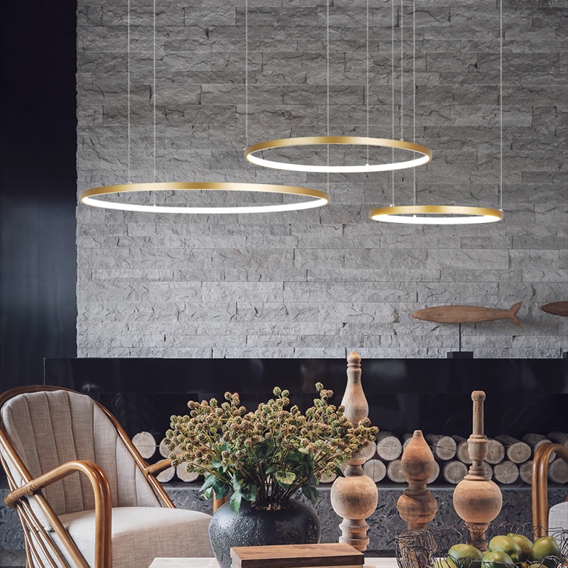 Modern Circle Rings LED Chande - Engineering And Interior Design avis et prix
