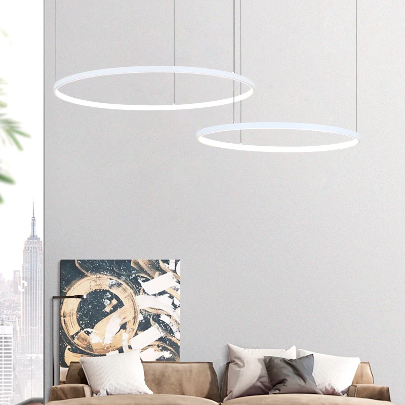 Modern Circle Rings LED Chande - Engineering And Interior Design avis et prix