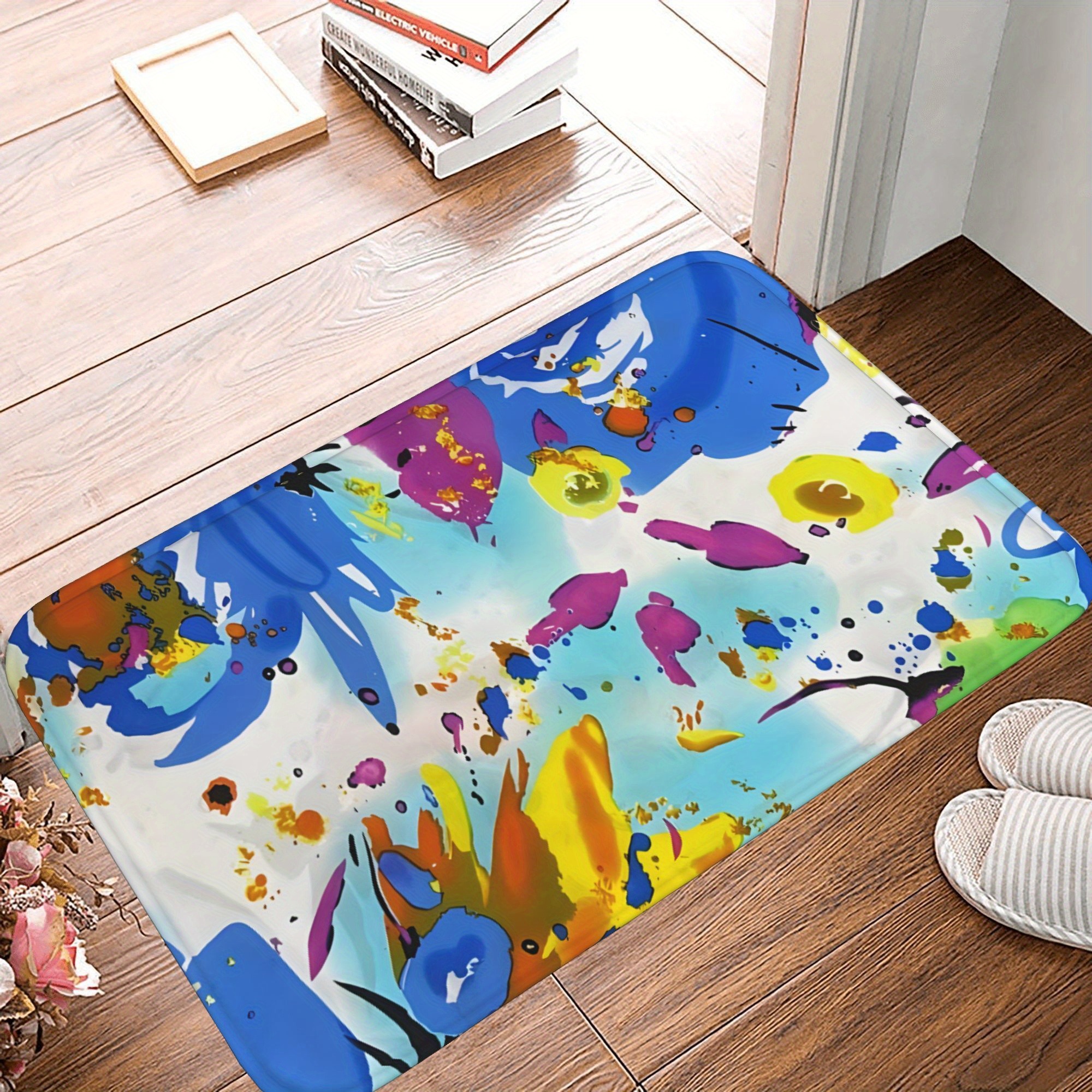 1 Abstract expressionist Kitch - Printed Rug Abstract avis et prix