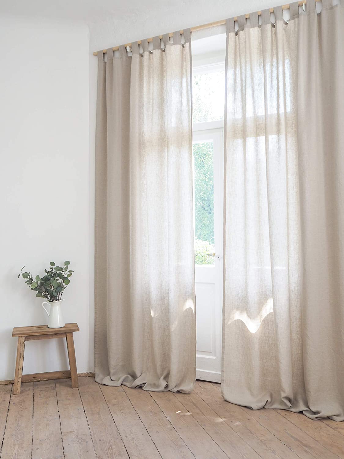 High Quality Natural Linen Sem - Linen Curtain Eyelet avis et prix