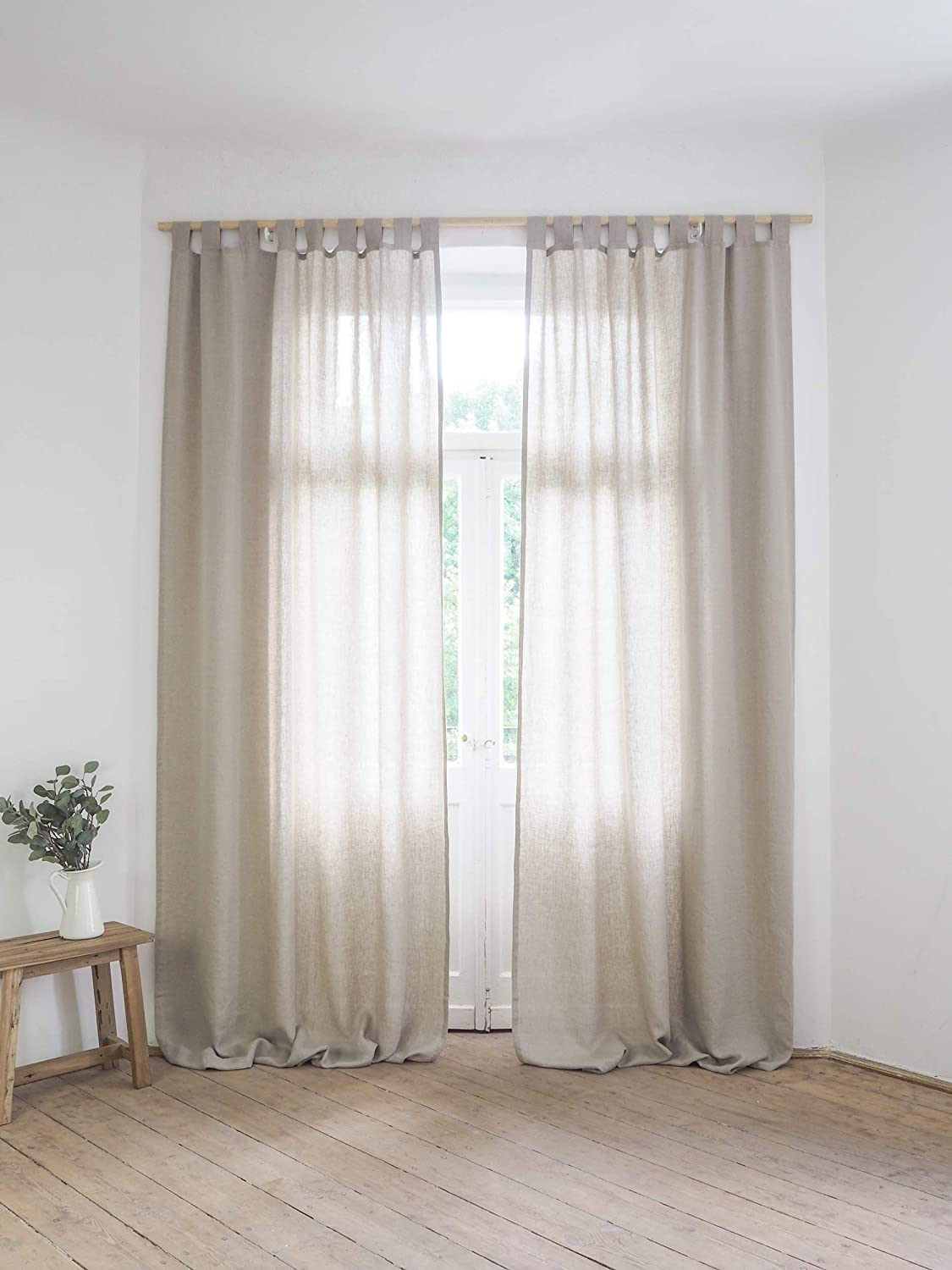 High Quality Natural Linen Sem - Linen Curtain Eyelet avis et prix