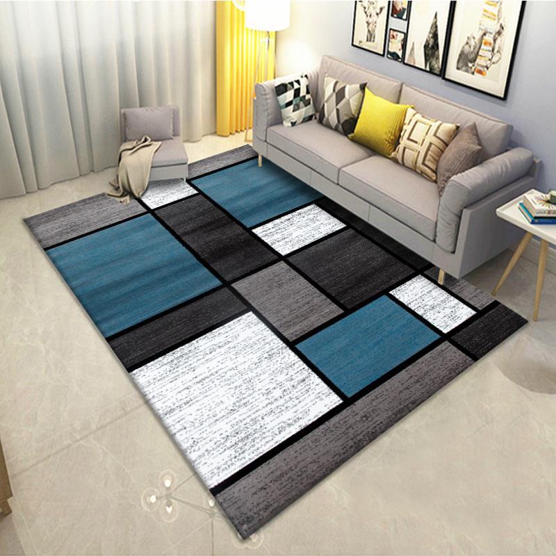 VIKAMA Living Room Carpet Luxu - Printed Rug Abstract avis et prix
