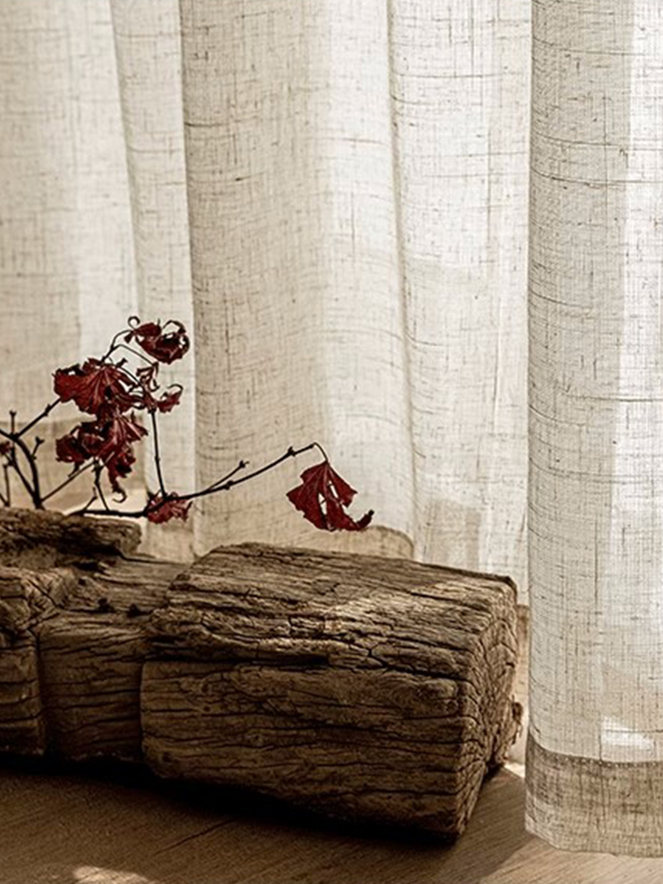 New Linen Curtains Natural Woo - Linen Curtain Eyelet avis et prix