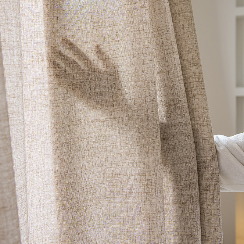 Extra Long 400cm Height Faux L - Linen Curtain Eyelet avis et prix