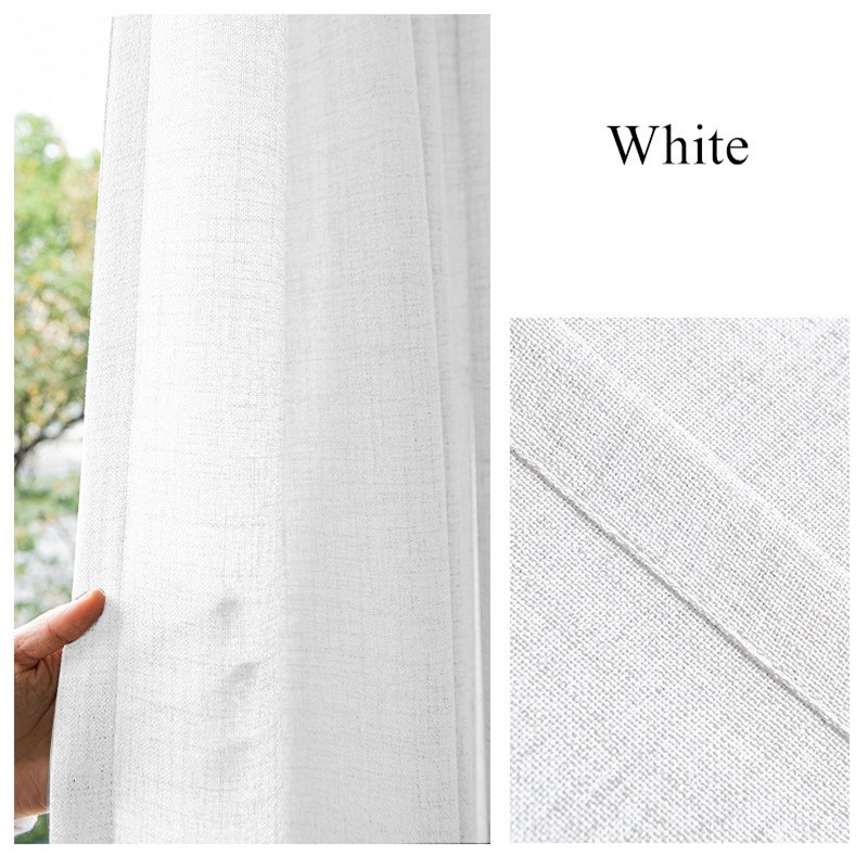Extra Long 400cm Height Faux L - Linen Curtain Eyelet avis et prix
