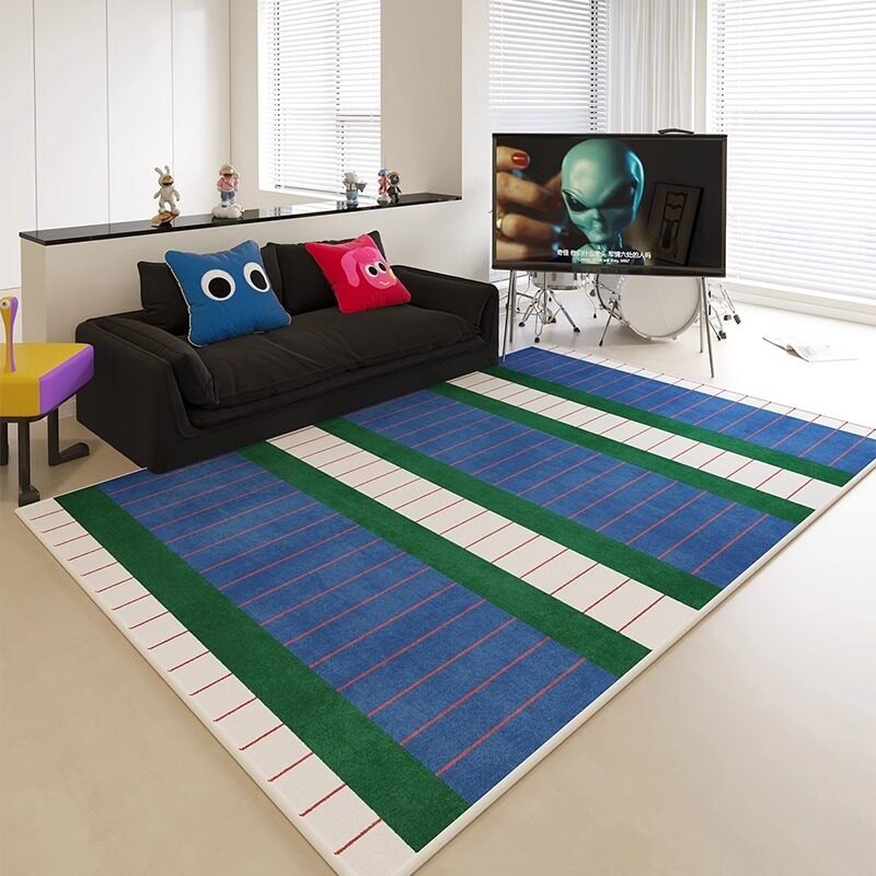 Abstract Color-blocked Print L - Printed Rug Abstract avis et prix