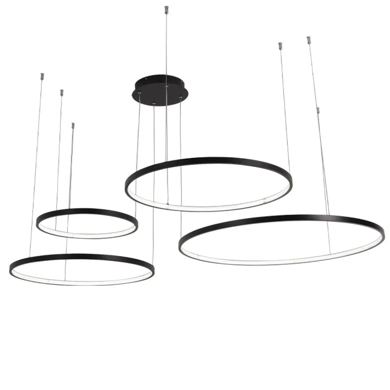 Modern Circle Rings LED Chande - Engineering And Interior Design avis et prix