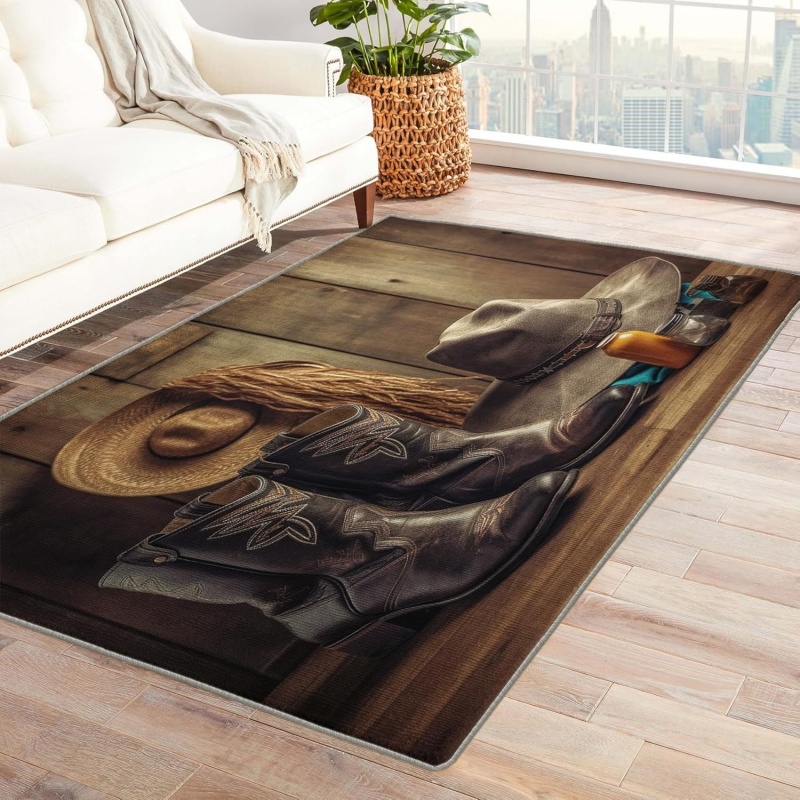 Nature Woman Face Area Rug Abs - Printed Rug Abstract avis et prix