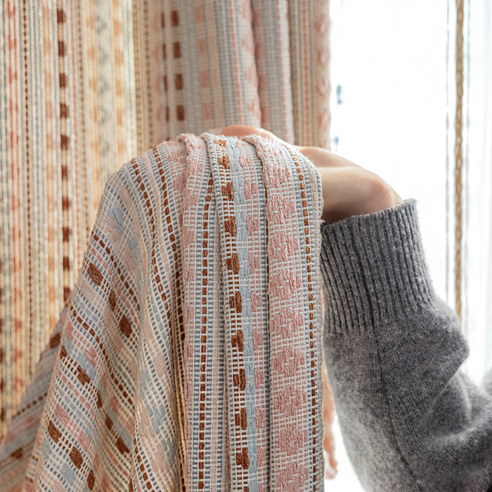 Trendy Cotton Linen Blend Curt - Linen Curtain Eyelet avis et prix