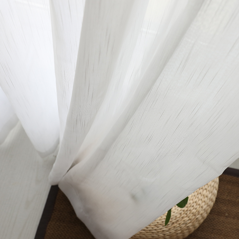 Cheap White Tulle Curtain Shee - Linen Curtain Eyelet avis et prix