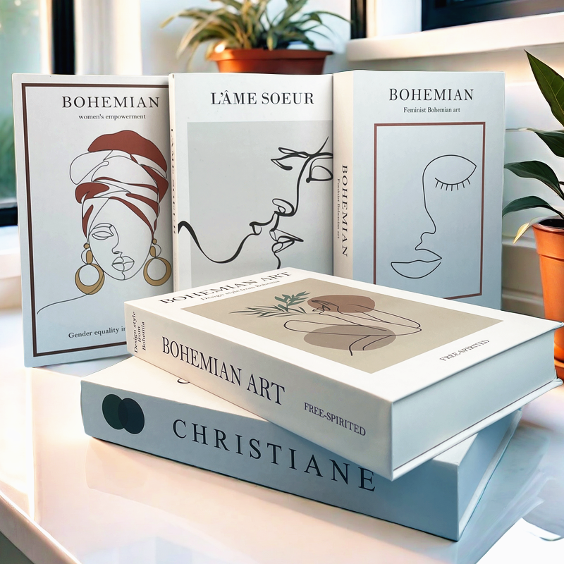 Boho Monet Decorative Books Lu - Interior Design Handbook avis et prix