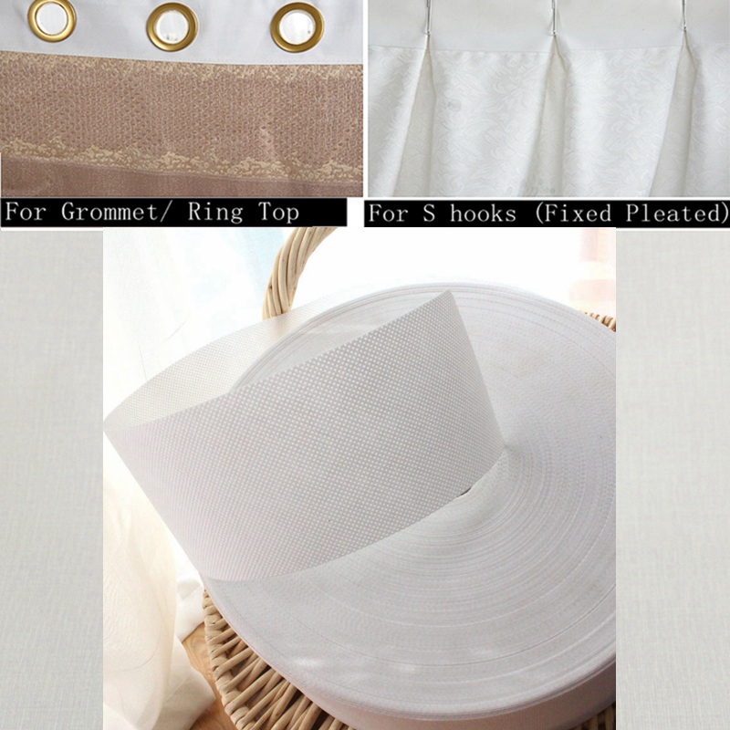 Pull Pleated Tape 10 Meters Cu - Linen Curtain Eyelet avis et prix