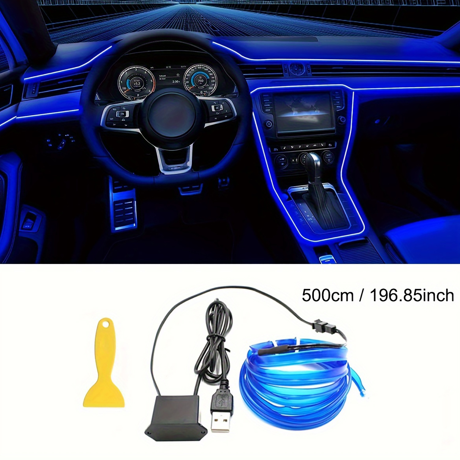 5m EL Wire Car Interior Ambien - Interior Design Handbook avis et prix
