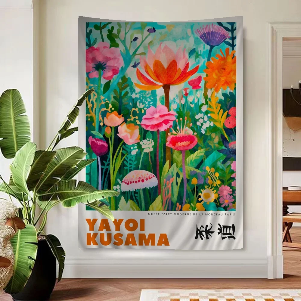 Abstract Yayoi Kusama Anime Ta - Printed Rug Abstract avis et prix
