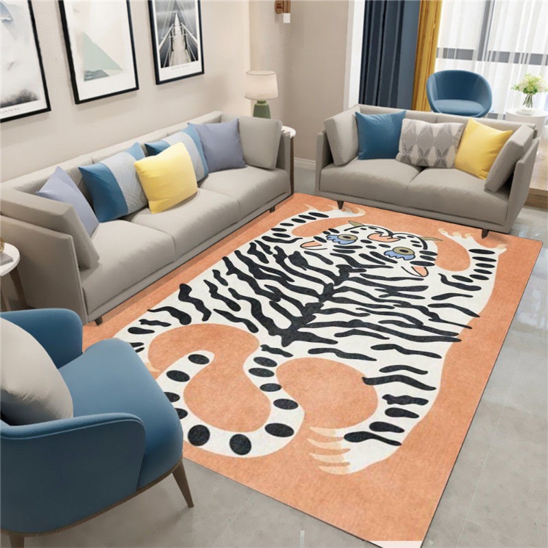 Abstract Tiger Skin Print Livi - Printed Rug Abstract avis et prix