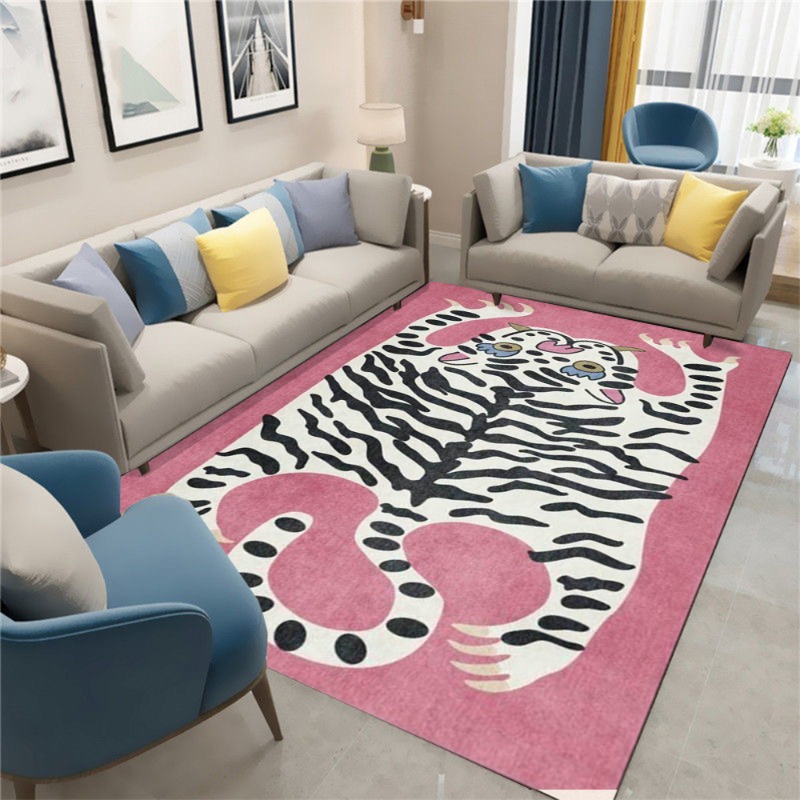 Abstract Tiger Skin Print Livi - Printed Rug Abstract avis et prix